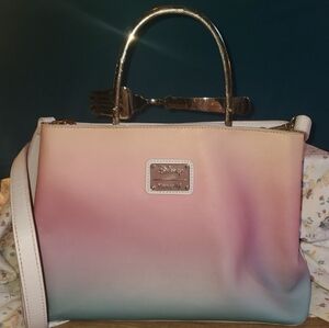 LOUNGEFLY Disney The Little Mermaid Dinglehopper Ombre Crossbody Handbag